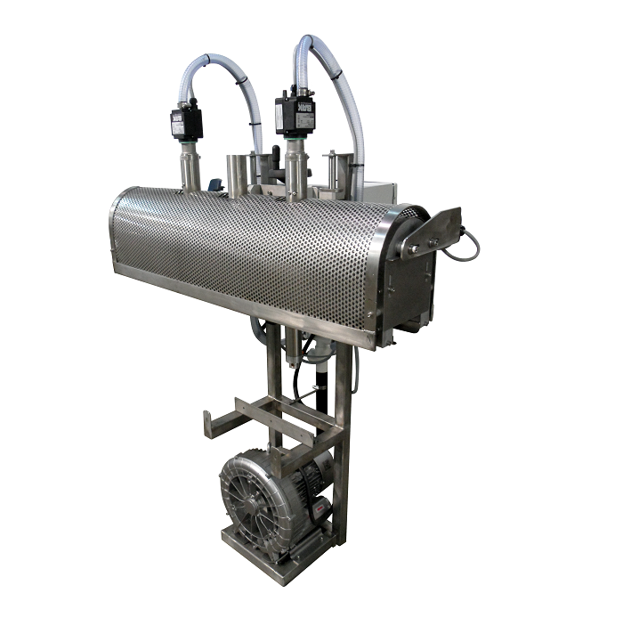 Conveyor-mounted Auto-Lift Heat Tunnel